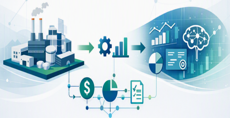 Diagrama de una operacion conectada a analitica